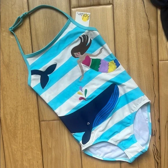 Boden Girls Mermaid Mini Boden Mermaid Swimsuit Boden NWT Girl's
